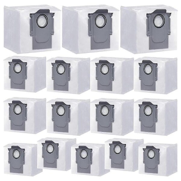 16 Pack Disposable Dust Bag for Q5 Max S7 MaxV Ultra S8+ S8 Pro