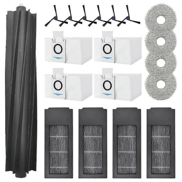 Deebot X2 Omni Vacuum Cleaner Rubber Main Side Brush Hepa Filters Mop Cloth