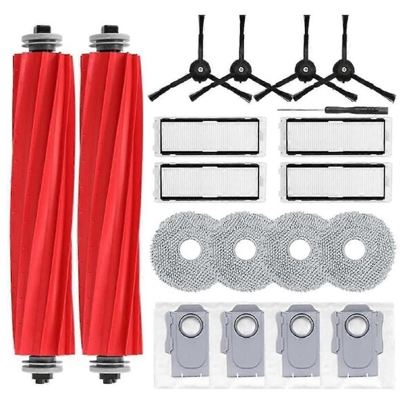 Replacement Parts for P10 Robotic Vacuum Cleaner Roller Brush HEPA