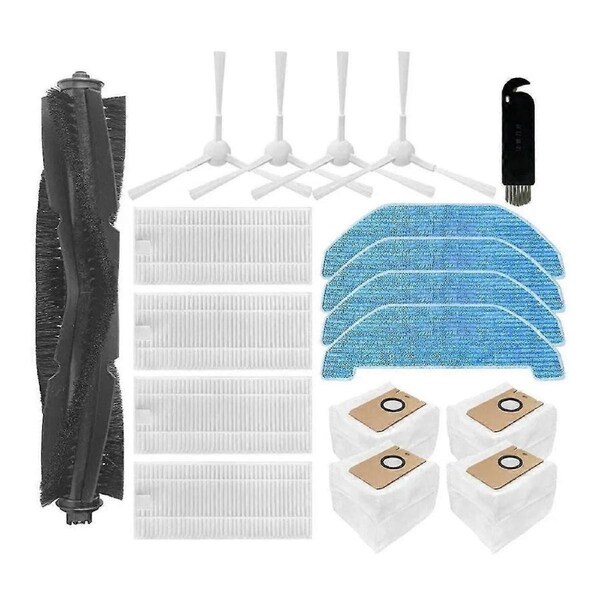 Main Brush, HEPA Filter, Mop Cloth for Q11 RS0030W Robot Vacuum Cleaner