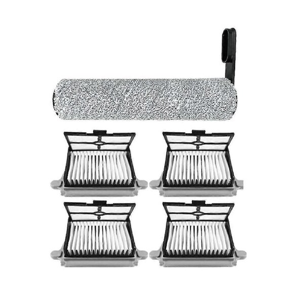 Main Brush, HEPA Filters Replacement for Floor One Pro, Floor 2.0 LED Scrubber