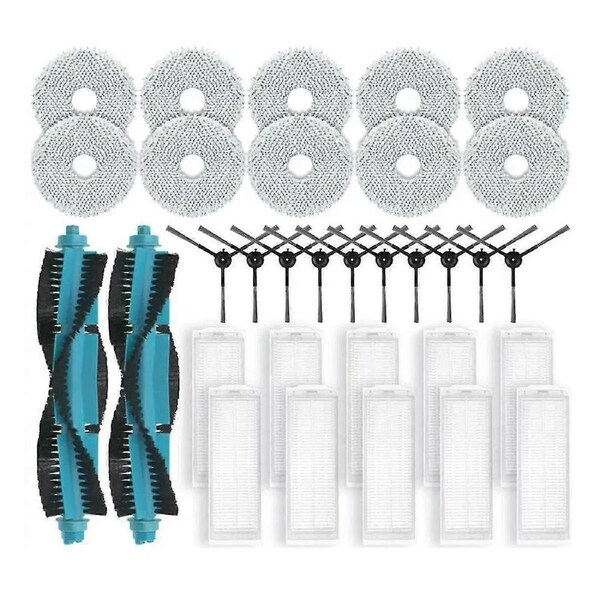 Main Brush, HEPA Filter, Mop Cloth for 11090 Spin Revolution Robot Vacuum