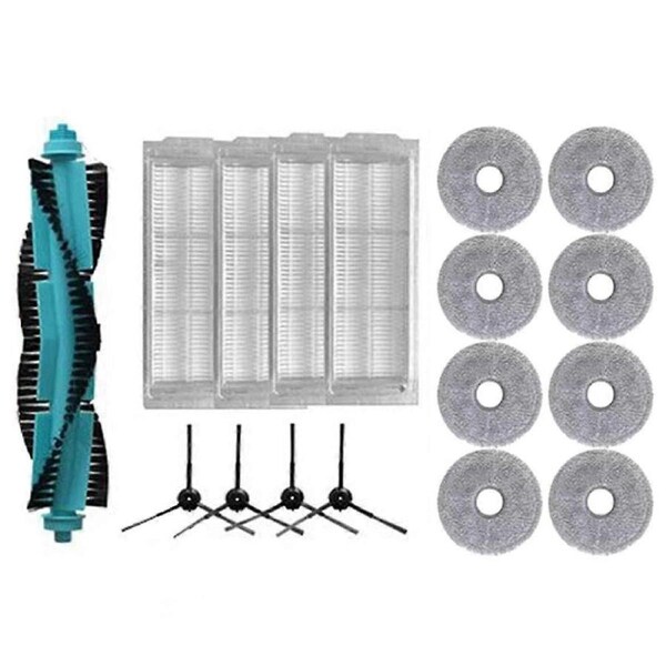 Main Side Brush, HEPA Filter, Mop Cloth for 11090 Spin Revolution Robot Vacuum