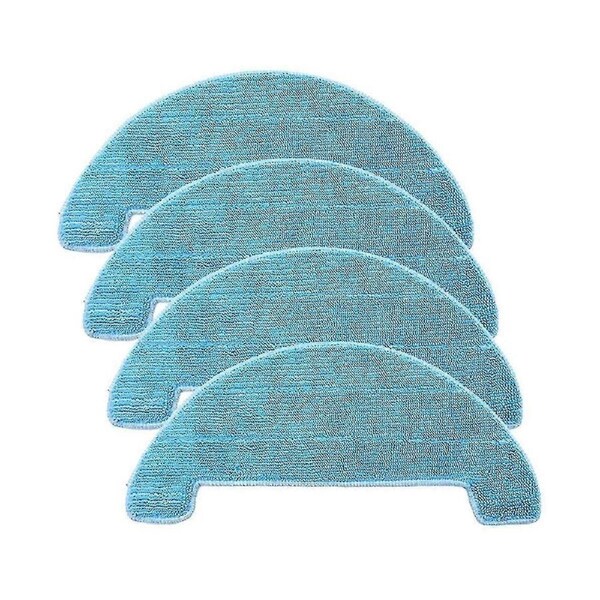 4 Pack Replacement Mops for R500, R750 Robotic Vacuum - Mop Accessories