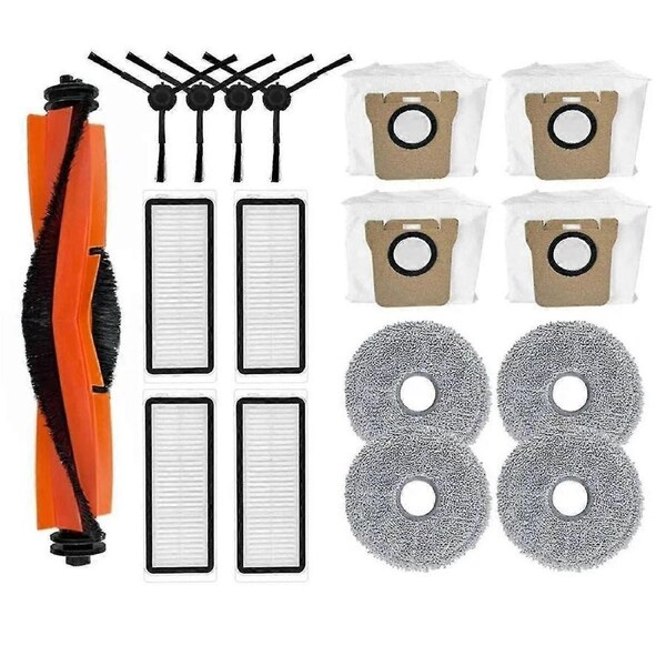 Main Side Brush, Filter Mop Replacement for Bot L30 Ultra, L20 Robot Vacuum