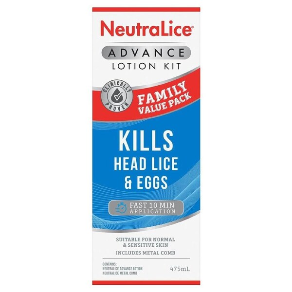 Neutralice Advance Lotion Family Kit 475ml