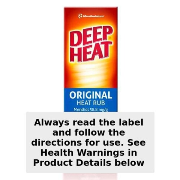 Deep Heat Original Pain Relief Heat Rub Cream 100g