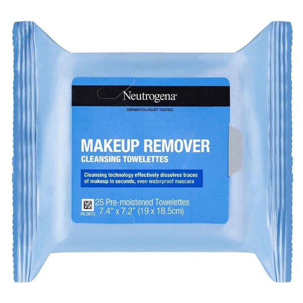 Neutrogena MakeUp Remover Towelettes 25 Cleansing Wipes