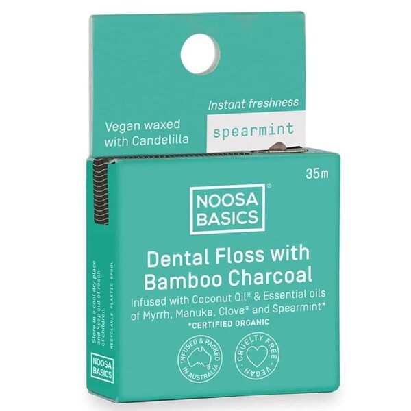 Noosa Basics Dental Floss with Activated Charcoal