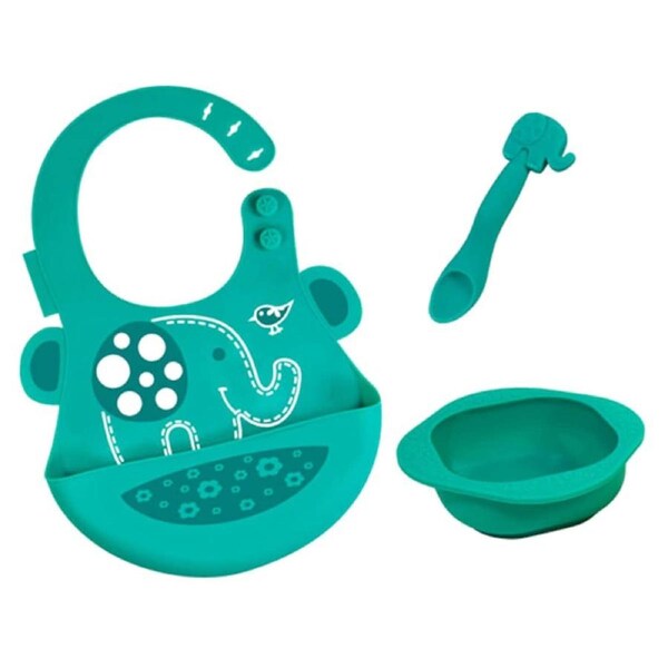 Marcus & Marcus Baby Feeding Gift Set Green