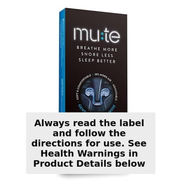 Mute Snoring Device Small - 3 Pack/30 Nights