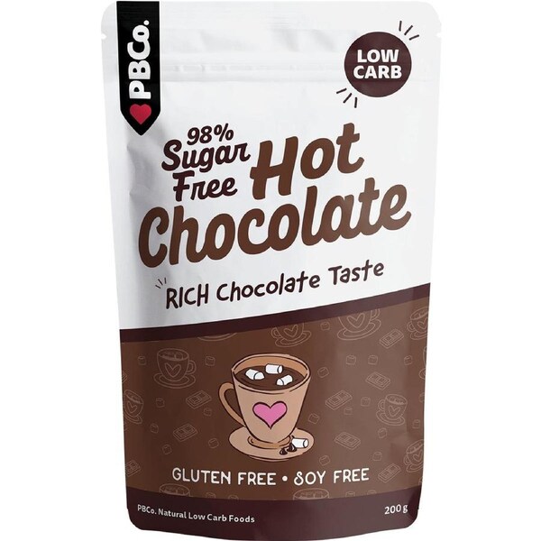 Pbco. Hot Chocolate 98% Sugar Free 200g
