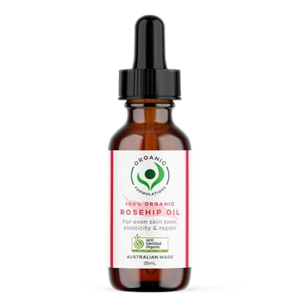 Organic Formulations 100% Organic Rosehip Oil 25ml