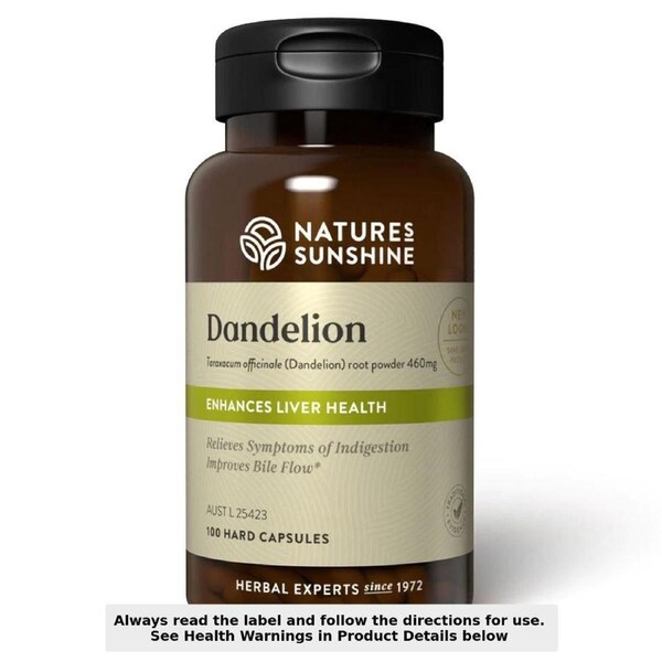 Nature's Sunshine Dandelion 460mg 100 Capsules