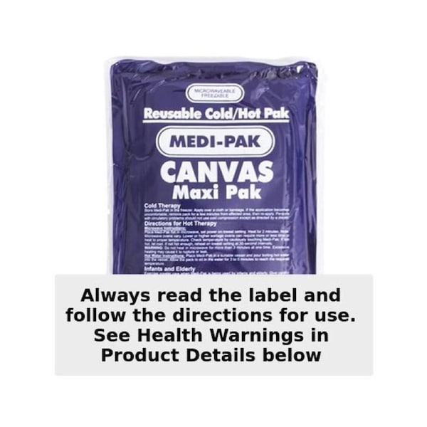 Medi-Pak Reusable Cold/Hot Canvas Maxi Pak 180mm x 270mm