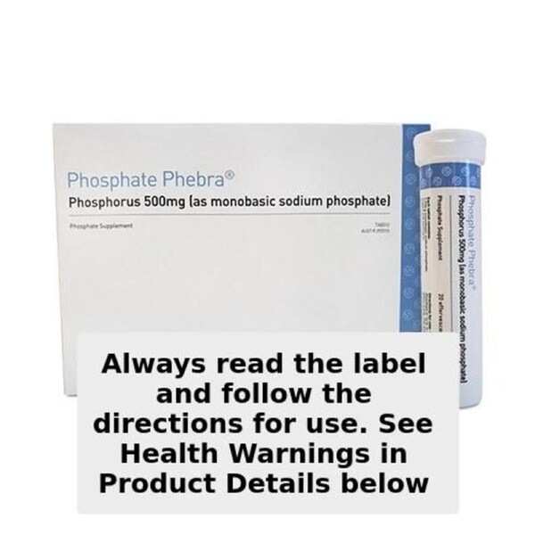 Phosphate Phebra 100 Effervescent Tablets