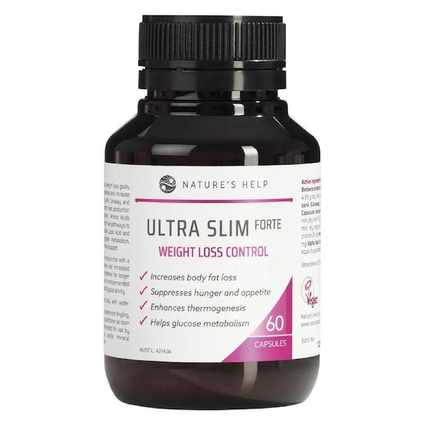 Nature's Help Ultra Slim Forte Weight Loss Control 60 Capsules