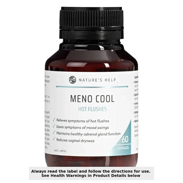 Nature's Help Meno Cool - Hot Flushes 60 Capsules