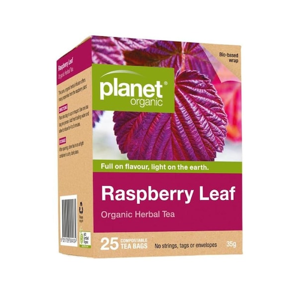 Planet Organic Raspberry Leaf Tea 25 Tea Bags