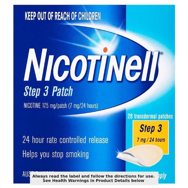 Nicotinell Nicotine Patches Step 3 7mg - 28 Day Supply