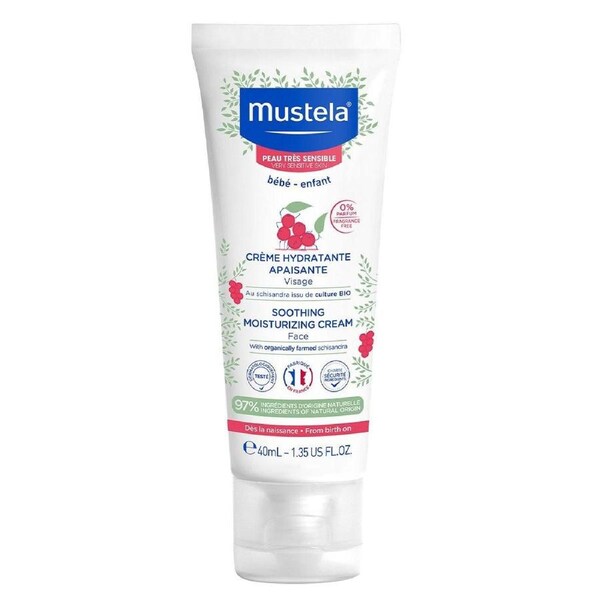 Mustela Soothing Face Cream Fragrance Free 40ml