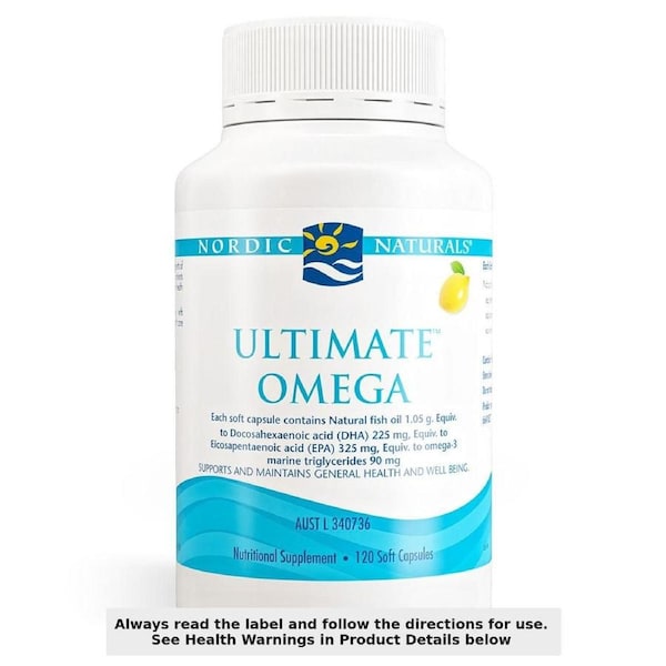 Nordic Naturals Ultimate Omega Lemon 120 Soft Gels