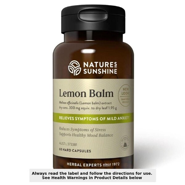 Nature's Sunshine Lemon Balm 60 Capsules
