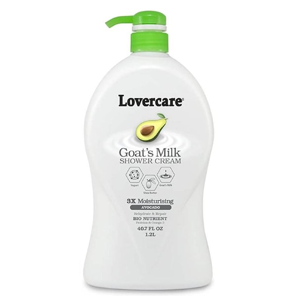 Lovers Care Goats Milk Shower Cream Avocado 1.2 Litres