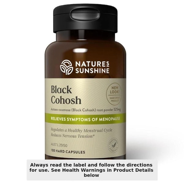 Nature's Sunshine Black Cohosh 100 Capsules