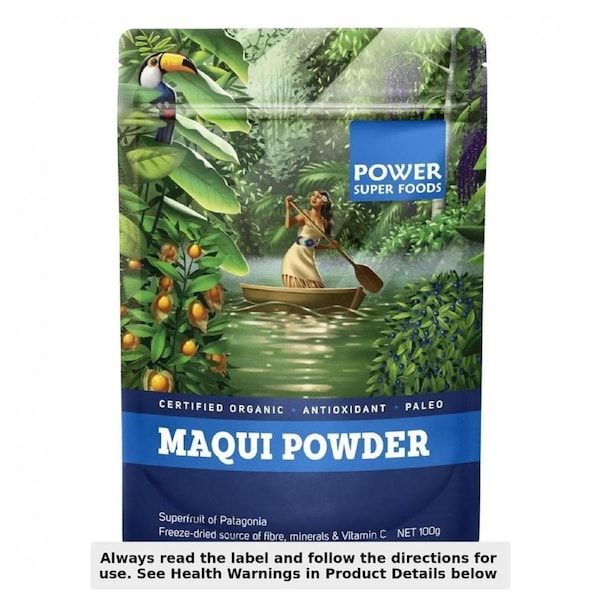 Power Super Foods Maqui Berry Powder Organic 100g
