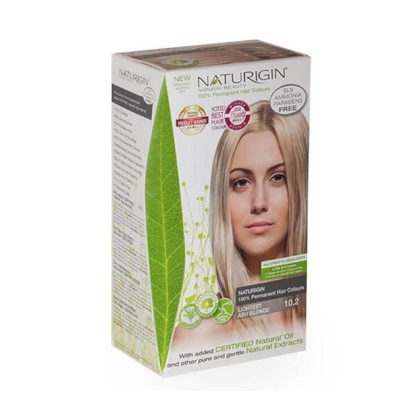 Naturigin 10.2 Lightest Ash Blonde Natural Permanent Hair Colour