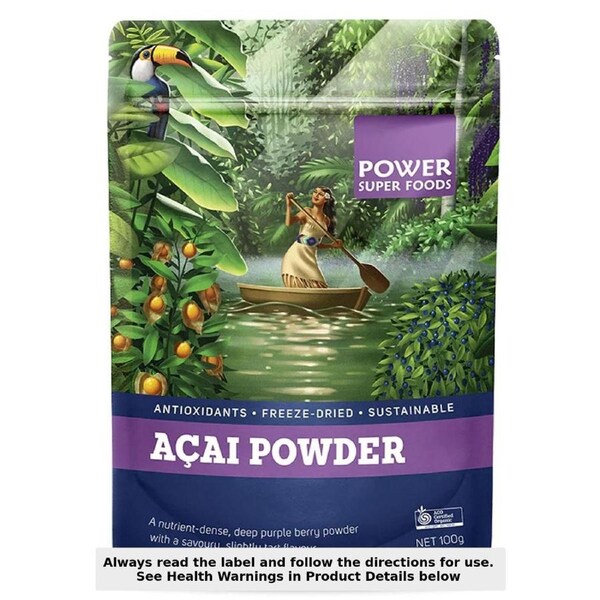 Power Super Foods Acai Powder Organic 100g