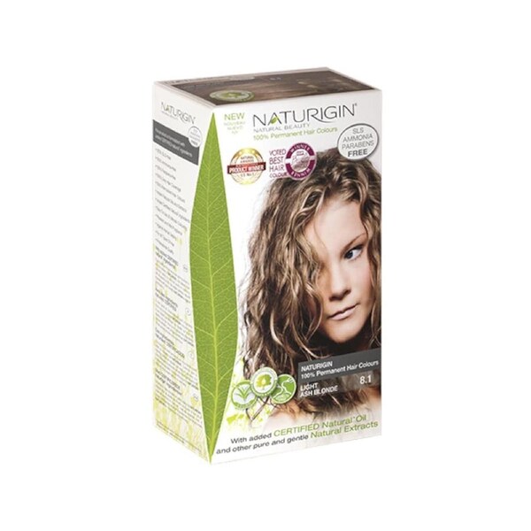 Naturigin 8.1 Light Ash Blonde Natural Permanent Hair Colour