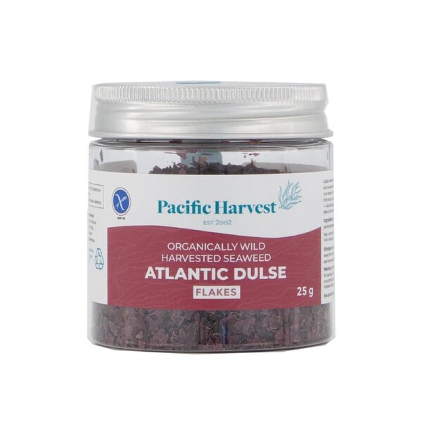 Pacific Harvest Atlantic Dulse Seaweed Flakes 25g