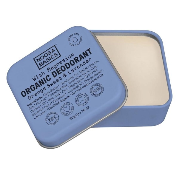 Noosa Basics Deodorant Tin - Sweet Orange & Lavender 50g