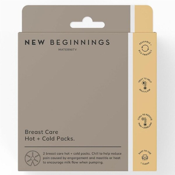 New Beginnings Breast Care Hot & Cold Pack 2 Pieces