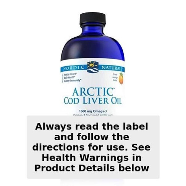 Nordic Naturals Arctic Cod Liver Oil Orange 473ml