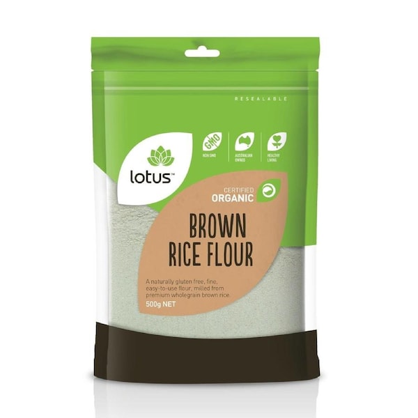 Lotus Organic Brown Rice Flour 500g