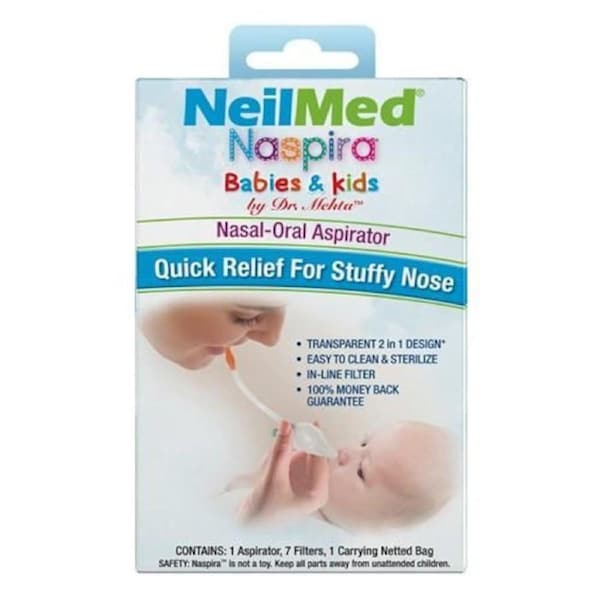 NeilMed Naspira Nasal-Oral Aspirator Kit for Babies 1 Pack