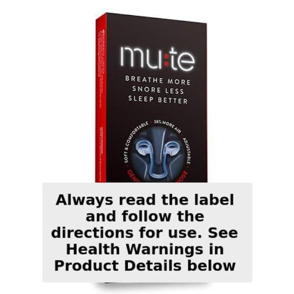 Mute Snoring Device Large 30 Nights Supply