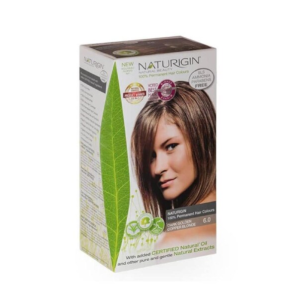 Naturigin Natural Hair Colour 6.0 Dark Golden Copper Blonde