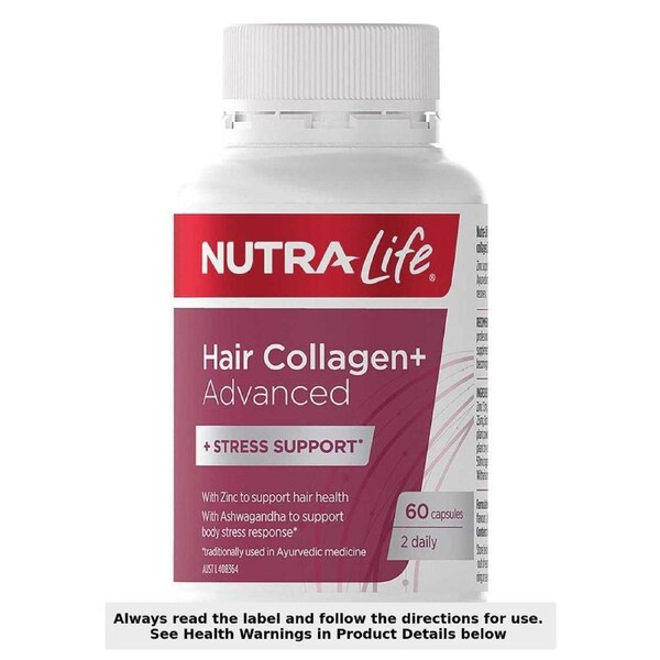 Nutra-Life Hair Collagen+ Advanced 60 Capsules