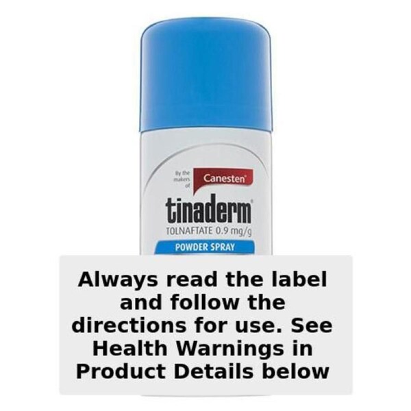 Canesten Tinaderm Powder Spray For Tinea & Ringworm 100g