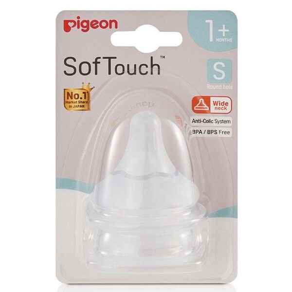 Pigeon SofTouch Teat (S) 2 Pack