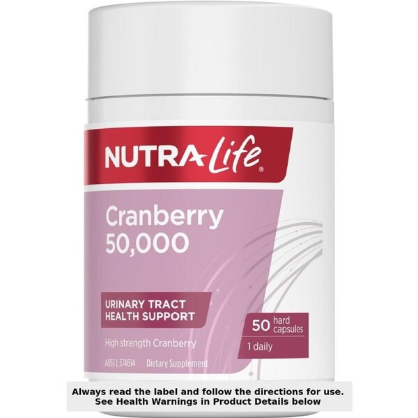 Nutra-Life Cranberry 50000 50 Capsules