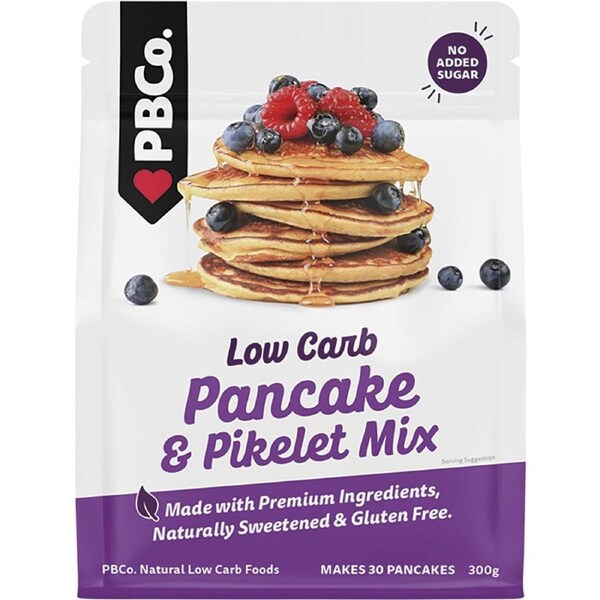 Pbco. Low Carb Pancake & Pikelet Mix 300g