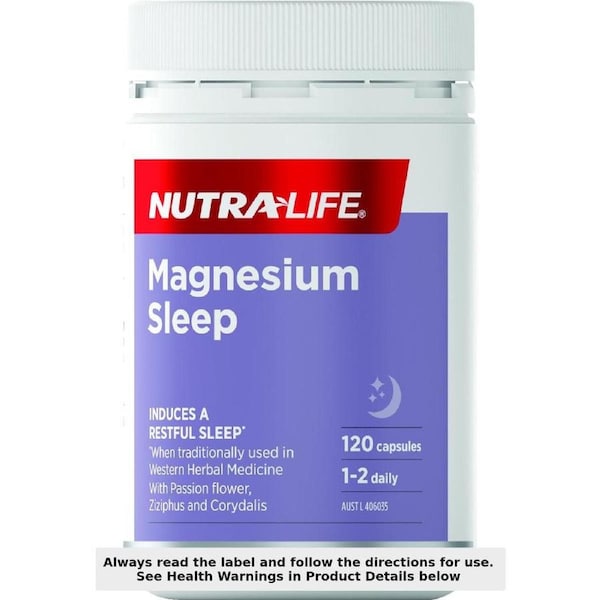 Nutra-Life Magnesium Sleep 120 Capsules