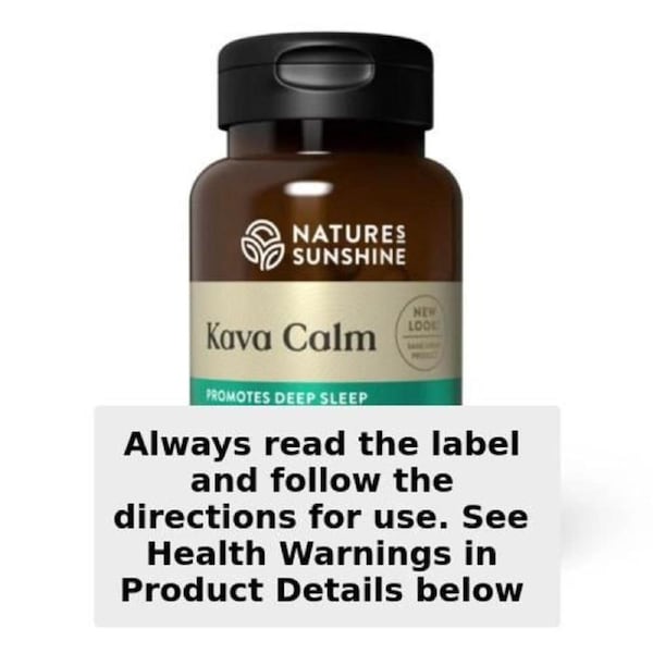 Natures Sunshine Kava Calm 60 Tablets