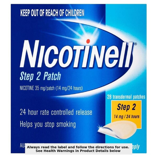 Nicotinell 24 Hour Nicotine Patches Step 2 14mg - 28 Pack