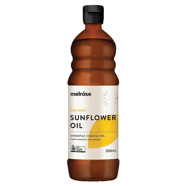 Melrose Organic Sunflower Cooking Oil 500ml